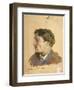 Portrait of Anton Chekhov (1860-1904)-Isaak Ilyich Levitan-Framed Giclee Print