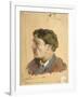 Portrait of Anton Chekhov (1860-1904)-Isaak Ilyich Levitan-Framed Giclee Print