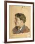 Portrait of Anton Chekhov (1860-1904)-Isaak Ilyich Levitan-Framed Giclee Print