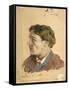 Portrait of Anton Chekhov (1860-1904)-Isaak Ilyich Levitan-Framed Stretched Canvas