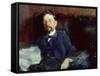 Portrait of Anton Chekhov-Peter Alexandrovich Nilus-Framed Stretched Canvas