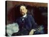 Portrait of Anton Chekhov-Peter Alexandrovich Nilus-Stretched Canvas