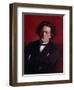 Portrait of Anton Grigoryevich Rubinstein, 1881-Ilya Efimovich Repin-Framed Premium Giclee Print