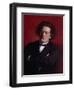 Portrait of Anton Grigoryevich Rubinstein, 1881-Ilya Efimovich Repin-Framed Premium Giclee Print
