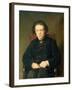 Portrait of Anton Rubinstein 1870-Vasili Grigorevich Perov-Framed Giclee Print