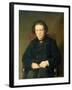 Portrait of Anton Rubinstein 1870-Vasili Grigorevich Perov-Framed Giclee Print