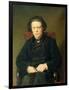 Portrait of Anton Rubinstein 1870-Vasili Grigorevich Perov-Framed Giclee Print