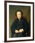 Portrait of Anton Rubinstein 1870-Vasili Grigorevich Perov-Framed Giclee Print