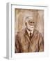 Portrait of Antoni Gaudi-Francisco Domingo Marques-Framed Art Print