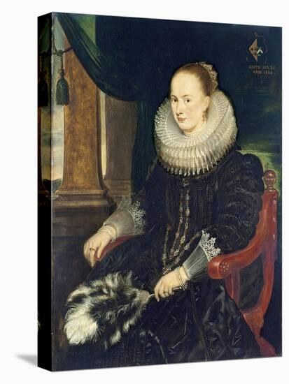 Portrait of Antonia Canis-Cornelis de Vos-Stretched Canvas