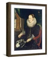 Portrait of Antonia Canis-Cornelis de Vos-Framed Giclee Print