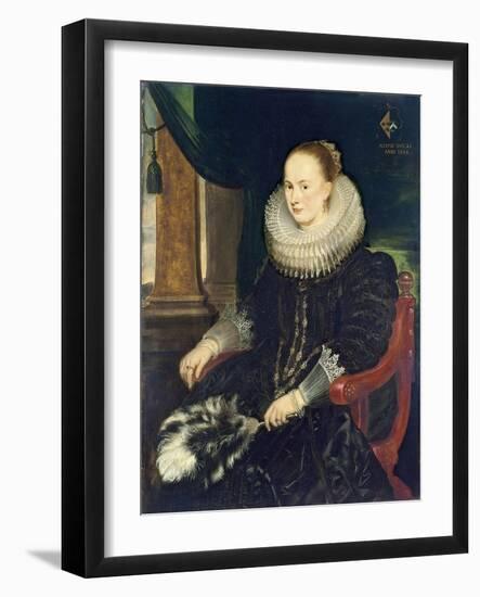 Portrait of Antonia Canis-Cornelis de Vos-Framed Giclee Print