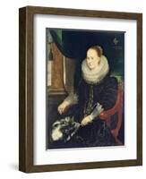 Portrait of Antonia Canis-Cornelis de Vos-Framed Giclee Print