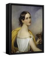 Portrait of Antonia Wallinger, 1840-Joseph Karl Stieler-Framed Stretched Canvas