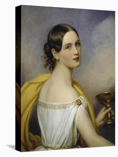Portrait of Antonia Wallinger, 1840-Joseph Karl Stieler-Stretched Canvas
