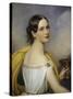 Portrait of Antonia Wallinger, 1840-Joseph Karl Stieler-Stretched Canvas