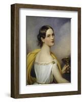 Portrait of Antonia Wallinger, 1840-Joseph Karl Stieler-Framed Giclee Print