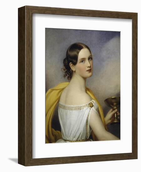 Portrait of Antonia Wallinger, 1840-Joseph Karl Stieler-Framed Giclee Print