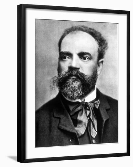 Portrait of Antonin Dvorak, Czech Composer, 1841-1904-null-Framed Photographic Print