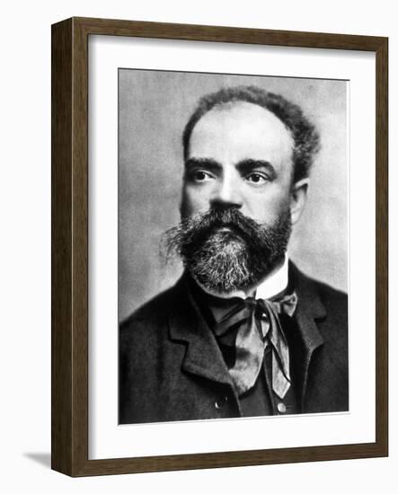 Portrait of Antonin Dvorak, Czech Composer, 1841-1904-null-Framed Photographic Print