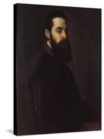 Portrait of Antonio Anselmi-Titian (Tiziano Vecelli)-Stretched Canvas