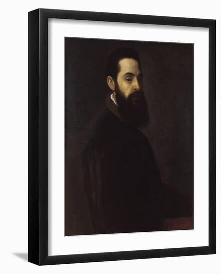 Portrait of Antonio Anselmi-Titian (Tiziano Vecelli)-Framed Giclee Print