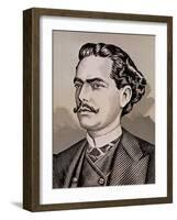Portrait of Antonio De Castro Alves-null-Framed Giclee Print