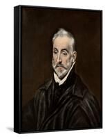 Portrait of Antonio De Covarrubias Y Leiva-El Greco-Framed Stretched Canvas
