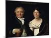Portrait of Antonio Mongez and His Wife-Jacques-Louis David-Mounted Giclee Print
