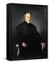 Portrait of Antonio Rosmini Serbati-Francesco Hayez-Framed Stretched Canvas