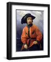 Portrait of Antonio Solari-Giacomo Ulisse Borzino-Framed Giclee Print