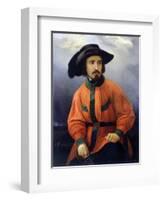 Portrait of Antonio Solari-Giacomo Ulisse Borzino-Framed Giclee Print