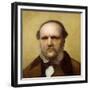 Portrait of Antonio Tommasi, Half Bust-Antonio Ciseri-Framed Giclee Print