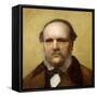 Portrait of Antonio Tommasi, Half Bust-Antonio Ciseri-Framed Stretched Canvas