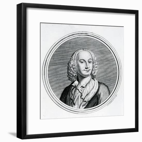 Portrait of Antonio Vivaldi-null-Framed Giclee Print