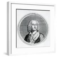 Portrait of Antonio Vivaldi-null-Framed Giclee Print