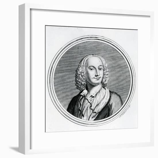 Portrait of Antonio Vivaldi-null-Framed Giclee Print