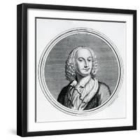 Portrait of Antonio Vivaldi-null-Framed Giclee Print