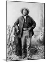 Portrait of Apache Leader Geronimo-null-Mounted Photographic Print