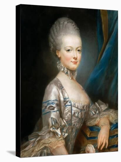 Portrait of Archduchess Maria Antonia of Austria (1755-179)-Joseph Ducreux-Stretched Canvas
