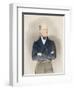 Portrait of Archduke John of Austria (1782-1859) (Watercolour on Paper)-Josef Nikolaus Kriehuber-Framed Giclee Print