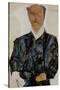 Portrait of Architect Otto Wagner-Egon Schiele-Stretched Canvas