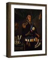 Portrait of Argentine General Jose De San Martin-null-Framed Giclee Print