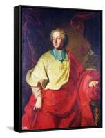 Portrait of Armand Gaston Maximilien de Rohan-Hyacinthe Rigaud-Framed Stretched Canvas
