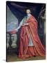 Portrait of Armand-Jean Du Plessis, Cardinal Richelieu-Philippe De Champaigne-Stretched Canvas
