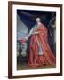 Portrait of Armand-Jean Du Plessis, Cardinal Richelieu-Philippe De Champaigne-Framed Giclee Print