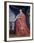 Portrait of Armand-Jean Du Plessis, Cardinal Richelieu-Philippe De Champaigne-Framed Giclee Print