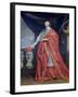 Portrait of Armand-Jean Du Plessis, Cardinal Richelieu-Philippe De Champaigne-Framed Giclee Print