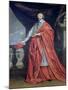 Portrait of Armand-Jean Du Plessis, Cardinal Richelieu-Philippe De Champaigne-Mounted Giclee Print