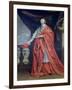 Portrait of Armand-Jean Du Plessis, Cardinal Richelieu-Philippe De Champaigne-Framed Giclee Print